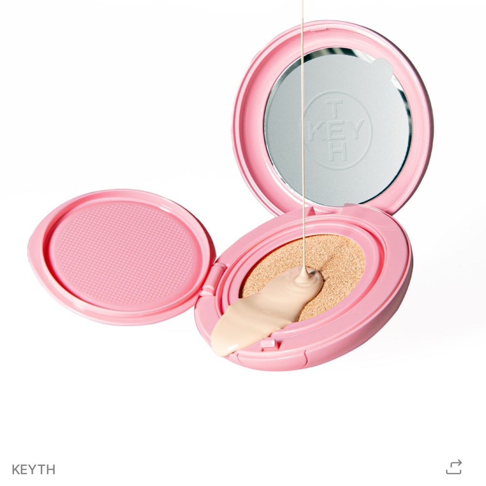 🆕 KEYTH Korean Colored Pink Magnet Cushion Foundation
